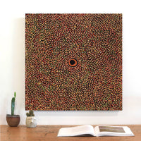Aboriginal Artwork by Pauline Coombes, Walka Wiru Ngura Wiru, 61x61cm
