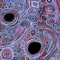 Aboriginal Artwork by Pauline Napangardi Gallagher, Mina Mina Jukurrpa, 152x122cm