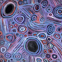 Aboriginal Artwork by Pauline Napangardi Gallagher, Mina Mina Jukurrpa, 152x122cm