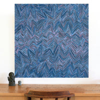 Aboriginal Artwork by Phyllis Donegan, Tali Tjuta, 91x91cm