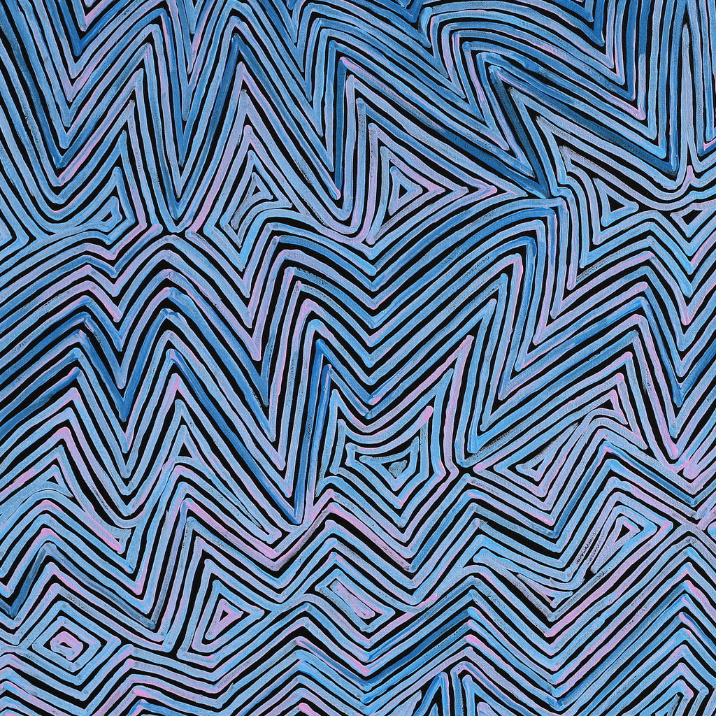Aboriginal Artwork by Phyllis Donegan, Tali Tjuta, 91x91cm