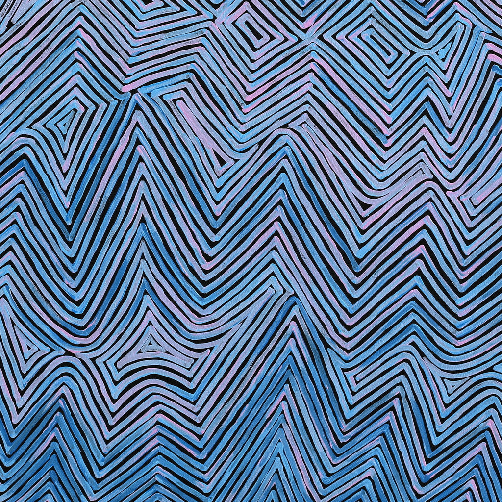Aboriginal Artwork by Phyllis Donegan, Tali Tjuta, 91x91cm