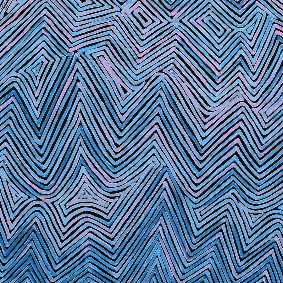 Aboriginal Artwork by Phyllis Donegan, Tali Tjuta, 91x91cm