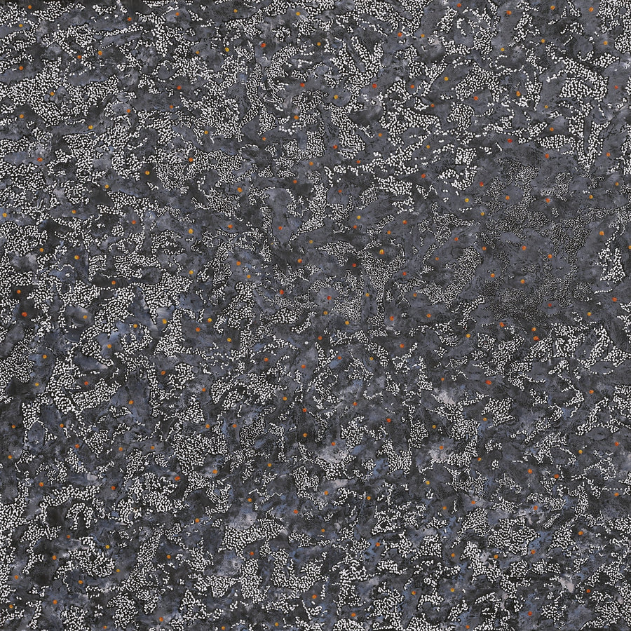 Aboriginal Artwork by Priscilla Napurrurla Herbert, Yanjirlpirri or Napaljarri-Warnu Jukurrpa (Star or Seven Sisters Dreaming), 91x91cm