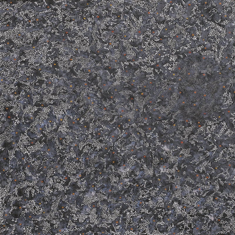 Aboriginal Artwork by Priscilla Napurrurla Herbert, Yanjirlpirri or Napaljarri-Warnu Jukurrpa (Star or Seven Sisters Dreaming), 91x91cm