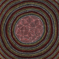 Aboriginal Artwork by Reanne Nampijinpa Brown, Lappi Lappi Jukurrpa, 61x61cm