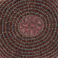 Aboriginal Artwork by Reanne Nampijinpa Brown, Lappi Lappi Jukurrpa, 61x61cm