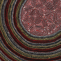 Aboriginal Artwork by Reanne Nampijinpa Brown, Lappi Lappi Jukurrpa, 61x61cm