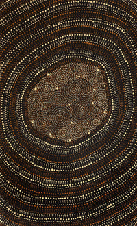 Aboriginal Artwork by Reanne Nampijinpa Brown, Lappi Lappi Jukurrpa, 76x46cm