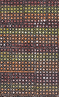 Aboriginal Artwork by Reanne Nampijinpa Brown, Lappi Lappi Jukurrpa, 76x46cm