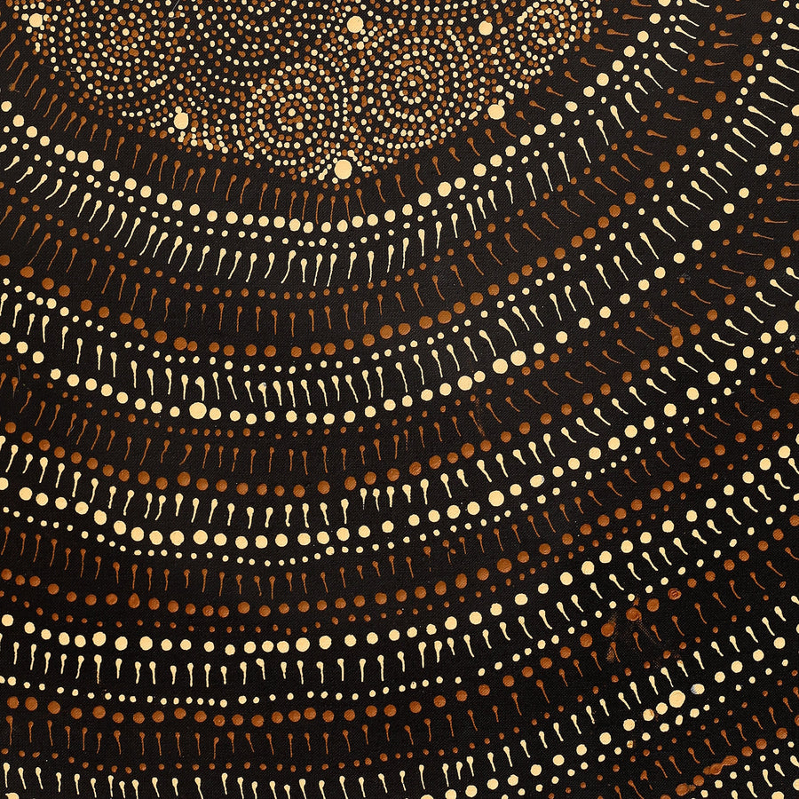Aboriginal Artwork by Reanne Nampijinpa Brown, Lappi Lappi Jukurrpa, 76x46cm