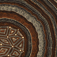 Aboriginal Artwork by Reanne Nampijinpa Brown, Lappi Lappi Jukurrpa, 91x91cm