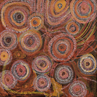 Aboriginal Artwork by Renae Fox, Kungkarangkalpa (Seven Sisters Story), 61x61cm