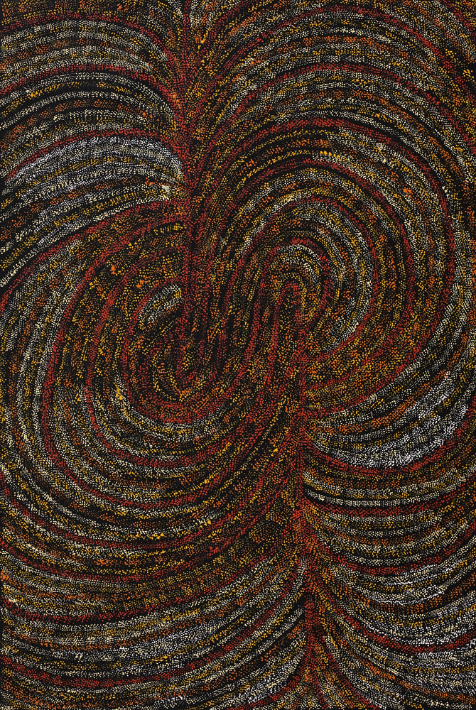 Aboriginal Artwork by Renae Fox, Kungkarangkalpa (Seven Sisters Story), 91x61cm