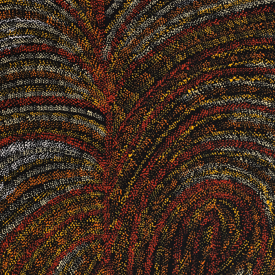 Aboriginal Artwork by Renae Fox, Kungkarangkalpa (Seven Sisters Story), 91x61cm
