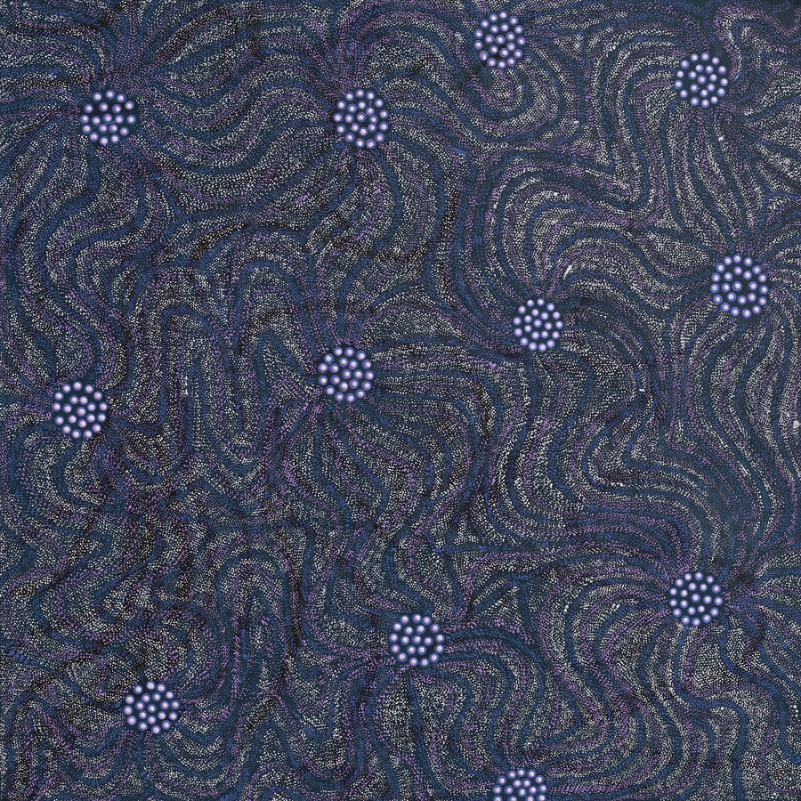 Aboriginal Artwork by Renae Fox, Kungkarangkalpa (Seven Sisters Story), 91x91cm