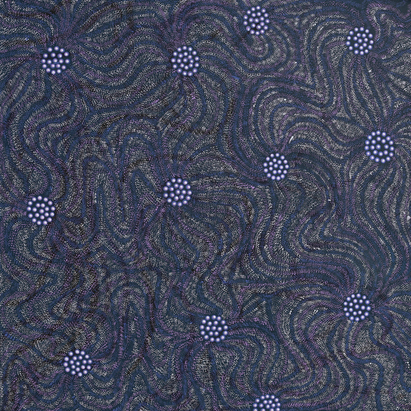 Aboriginal Artwork by Renae Fox, Kungkarangkalpa (Seven Sisters Story), 91x91cm