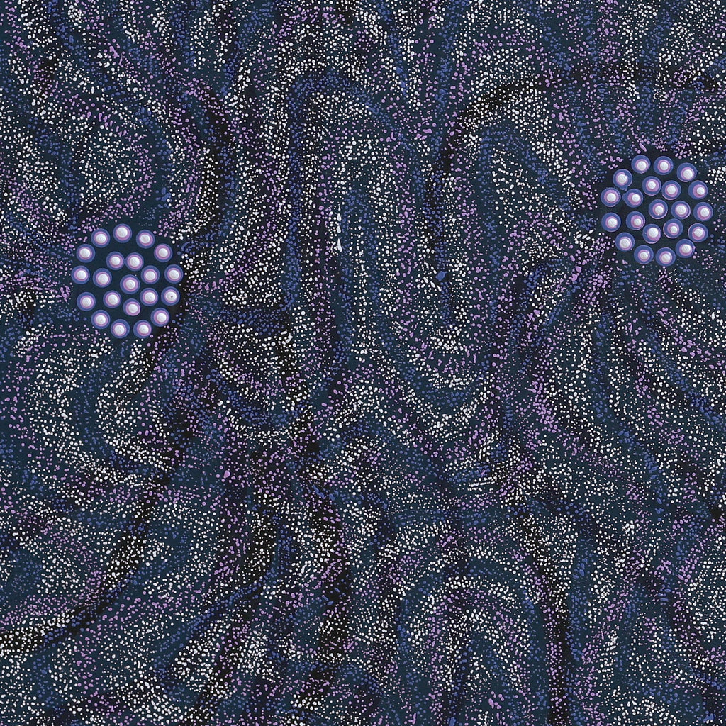 Aboriginal Artwork by Renae Fox, Kungkarangkalpa (Seven Sisters Story), 91x91cm