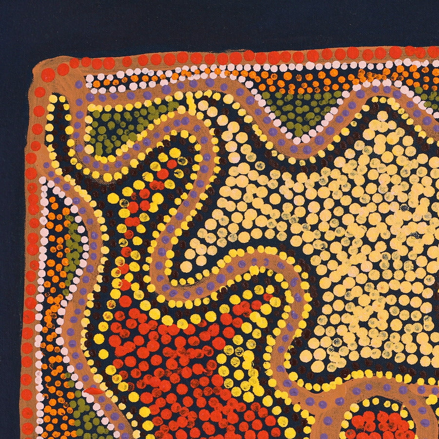 Aboriginal Artwork by Renea Nelson, Minyma Kutjara, 61x61cm