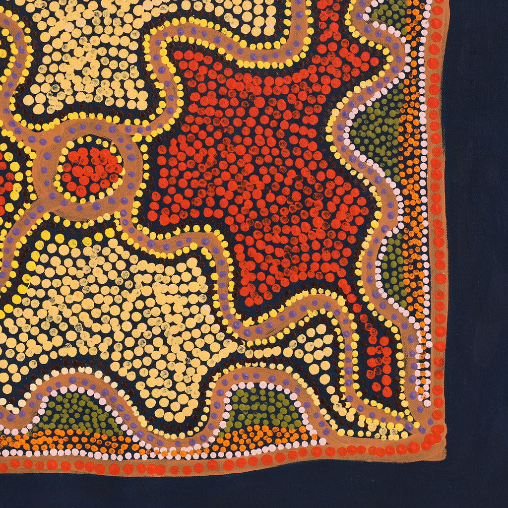 Aboriginal Artwork by Renea Nelson, Minyma Kutjara, 61x61cm