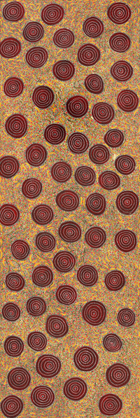 Aboriginal Artwork by Renita Napangardi Brown, Yuparli Jukurrpa (Bush Banana Dreaming), 182x61cm