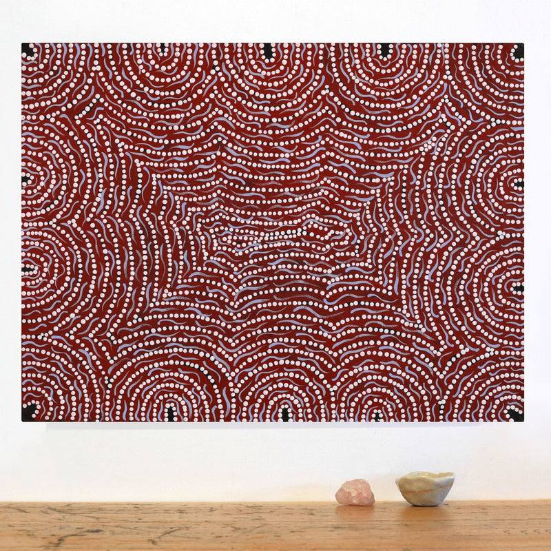 Aboriginal Artwork by Renita Napangardi Brown, Yuparli Jukurrpa (Bush Banana Dreaming), 61x46cm
