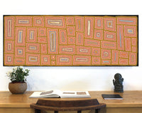 Aboriginal Artwork by Renita Roberts, Walka Wiru Ngura Wiru, 122x45cm