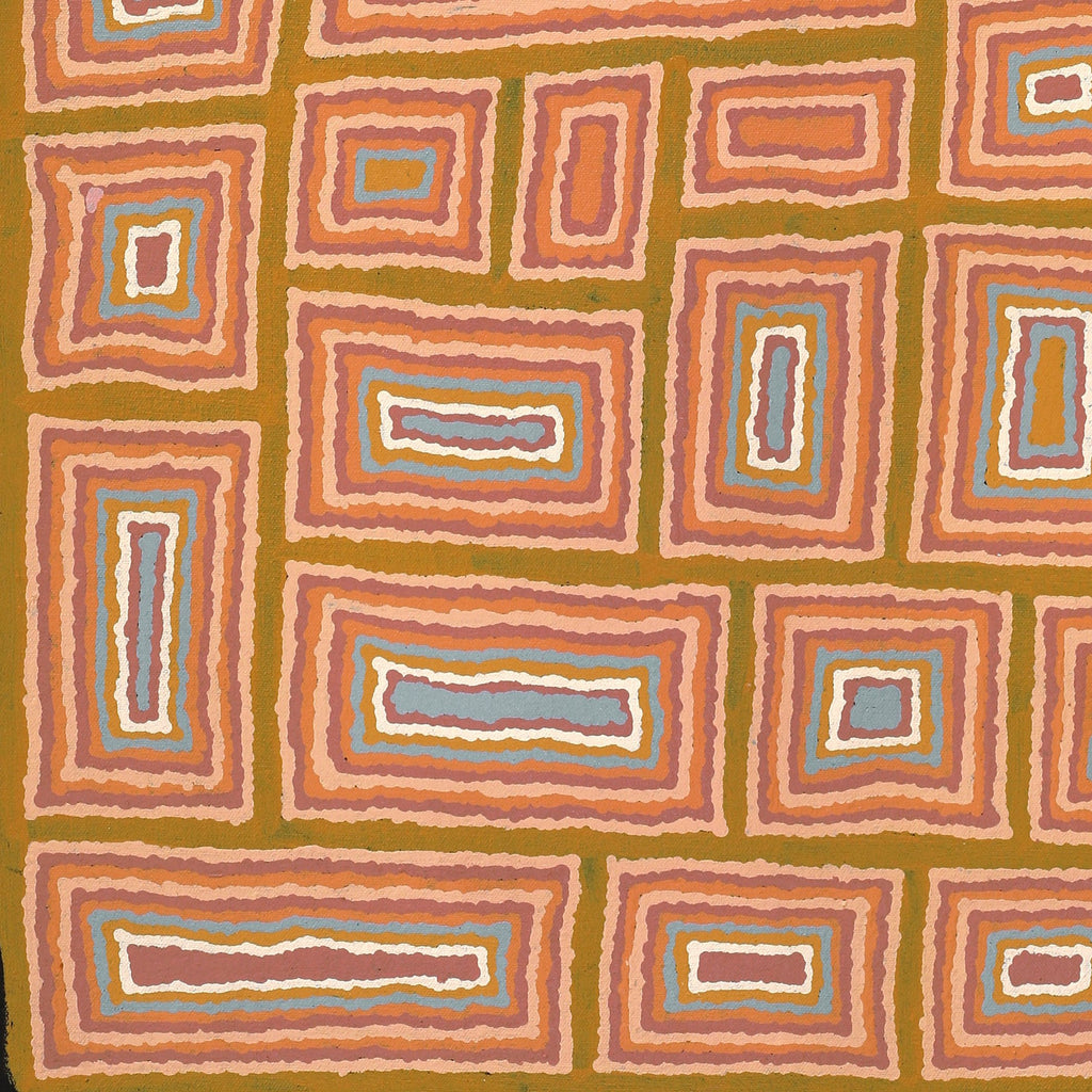 Aboriginal Artwork by Renita Roberts, Walka Wiru Ngura Wiru, 122x45cm - ART ARK®