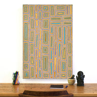 Aboriginal Artwork by Renita Roberts, Walka Wiru Ngura Wiru, 91x61cm