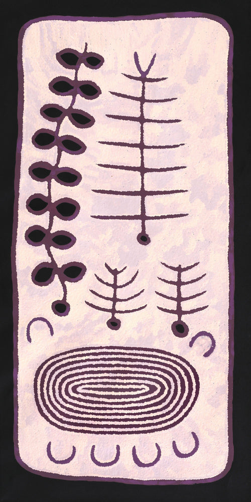 Aboriginal Artwork by Rita Watson, Irlupa, 122x61cm