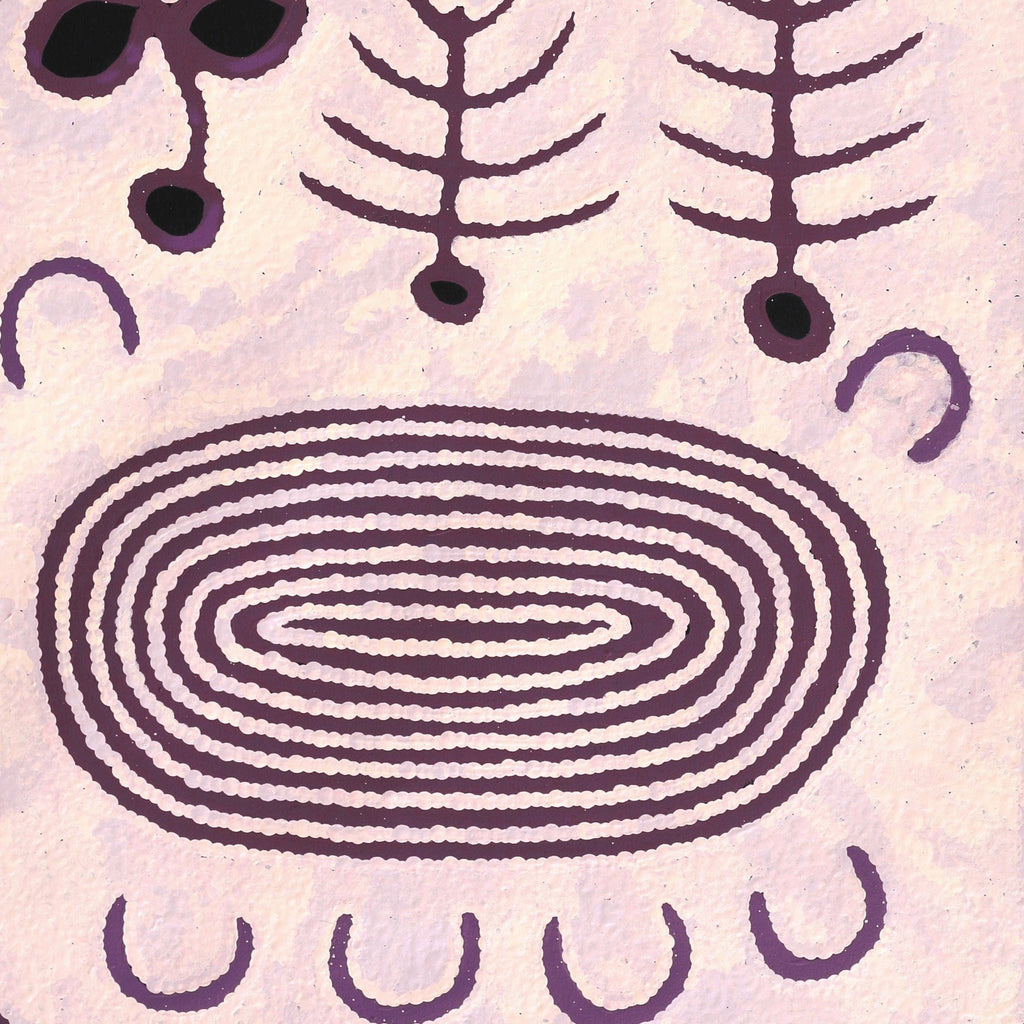 Aboriginal Artwork by Rita Watson, Irlupa, 122x61cm