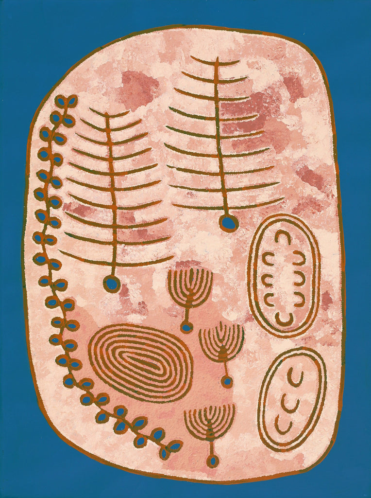 Aboriginal Art by Rita Watson, Irlupa, 122x91cm - ART ARK®