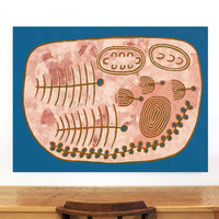 Aboriginal Artwork by Rita Watson, Irlupa, 122x91cm