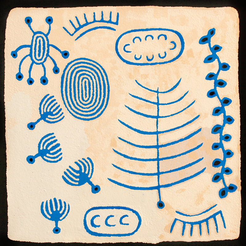 Aboriginal Artwork by Rita Watson, Irlupa, 91x91cm