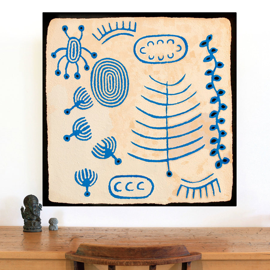 Aboriginal Artwork by Rita Watson, Irlupa, 91x91cm