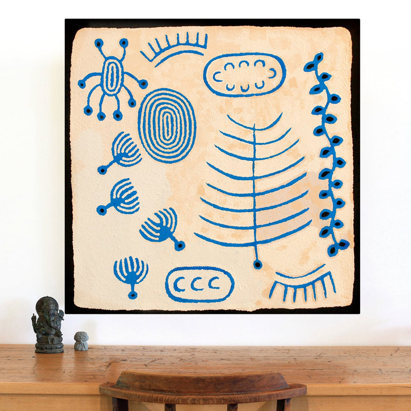 Aboriginal Artwork by Rita Watson, Irlupa, 91x91cm