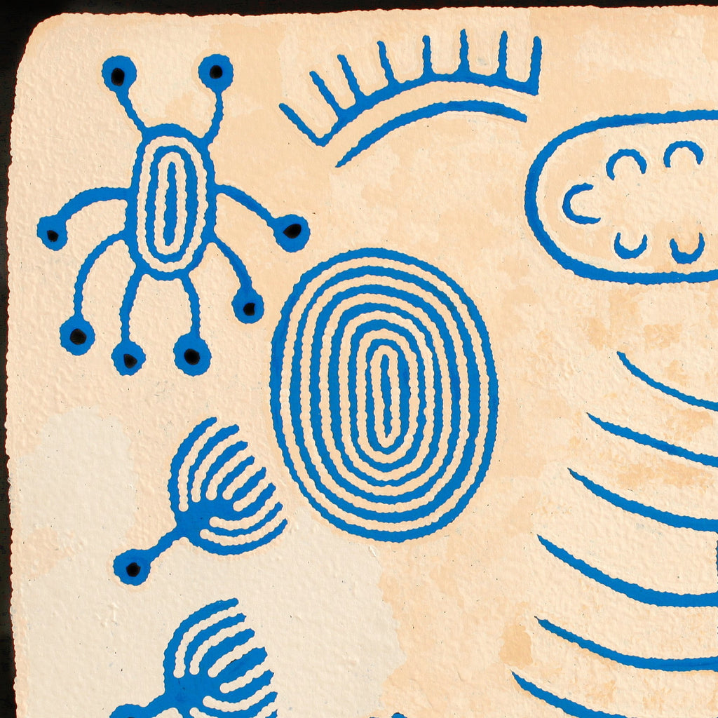 Aboriginal Artwork by Rita Watson, Irlupa, 91x91cm