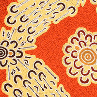 Aboriginal Artwork by Ritasha Nampijinpa Watson, Jajirrdi manu Janganpa Jukurrpa - Yakurdyi, 61x61cm