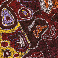 Aboriginal Artwork by Roma Butler, Wanatjutju Tjutju, 127x76cm