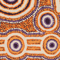Aboriginal Artwork by Rosemary Peters, Waru at Watarru, 55x40cm