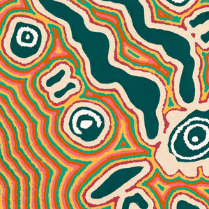 Aboriginal Artwork by Roseranna Napaljarri Larry, Warliyajarrayi, 70x70cm - ART ARK®