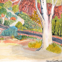 Aboriginal Artwork by Selma Coulthard Nunay, Ljalkaindirma (Mt Hermannsburg), 39.5x27.5cm