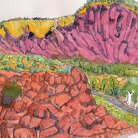 Aboriginal Artwork by Selma Coulthard Nunay, Ljalkaindirma (Mt Hermannsburg), 39.5x27.5cm