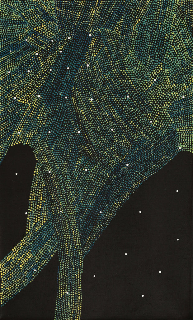 Aboriginal Artwork by Selma Napurrurla Leo, Lukarrara Jukurrpa,76x46cm