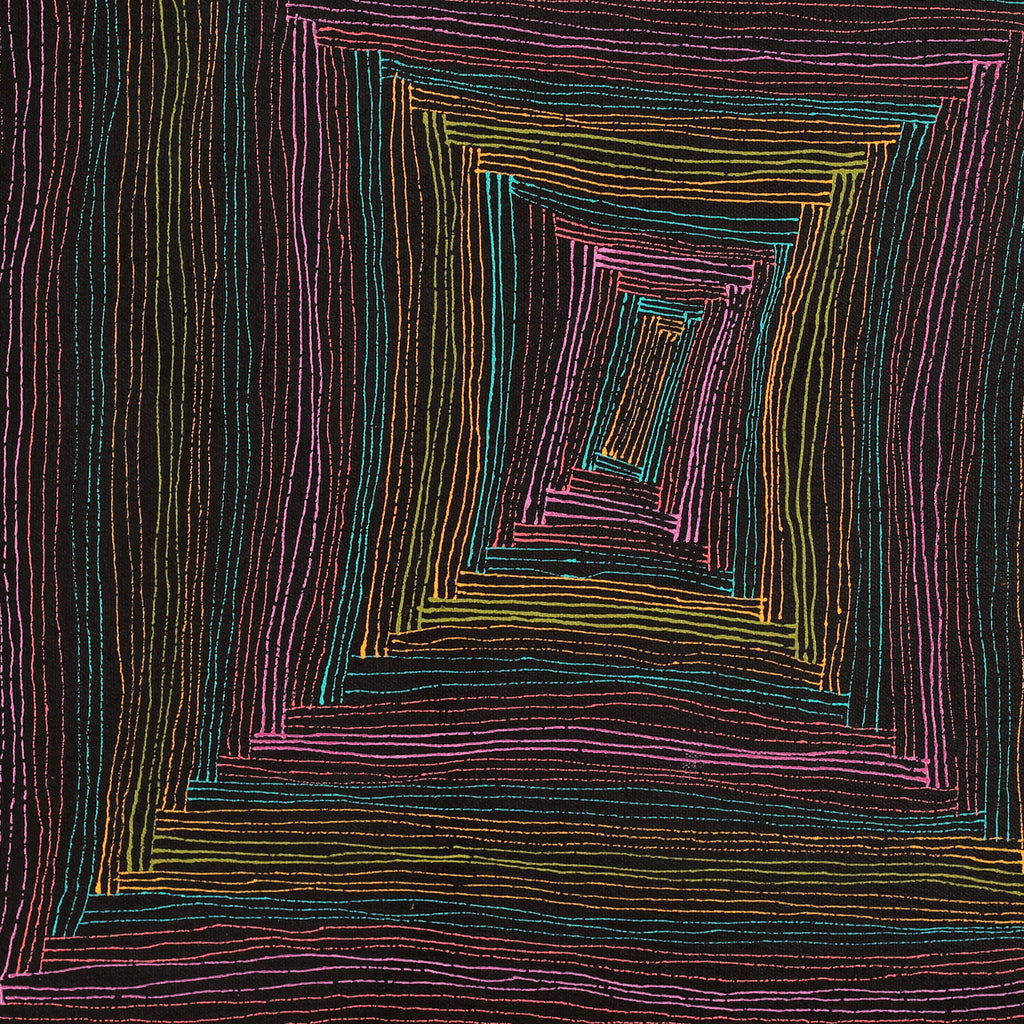 Aboriginal Artwork by Senita Napangardi Granites, Ngurlu Jukurrpa (Native Seed Dreaming), 46x46cm