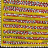 Aboriginal Artwork by Shorty Jangala Robertson, Ngapa Jukurrpa (Water Dreaming) - Puyurru, 61x46cm