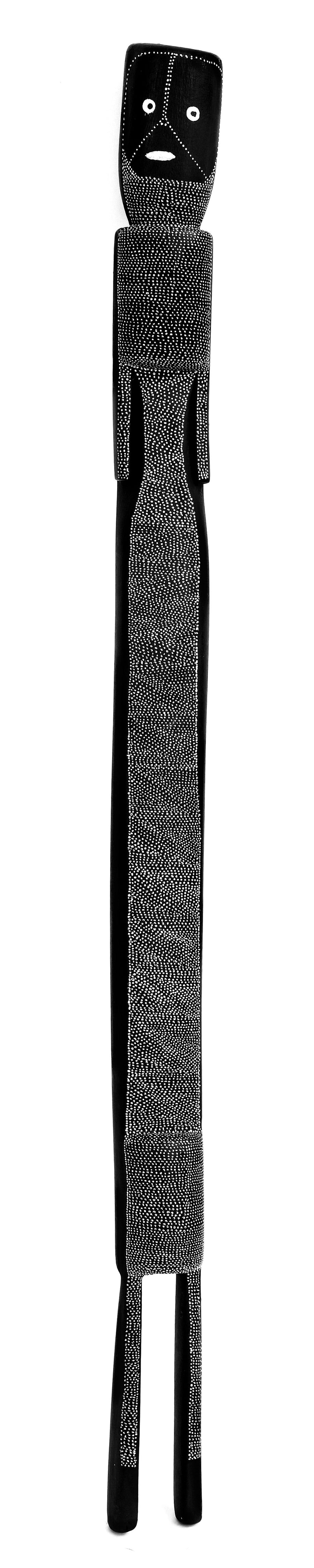 Aboriginal Artwork by Simon Namunjdja, Mimih Spirit Sculpture, 74cm