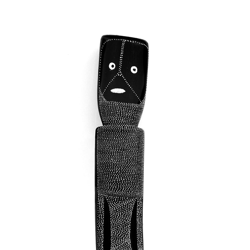 Aboriginal Artwork by Simon Namunjdja, Mimih Spirit Sculpture, 74cm