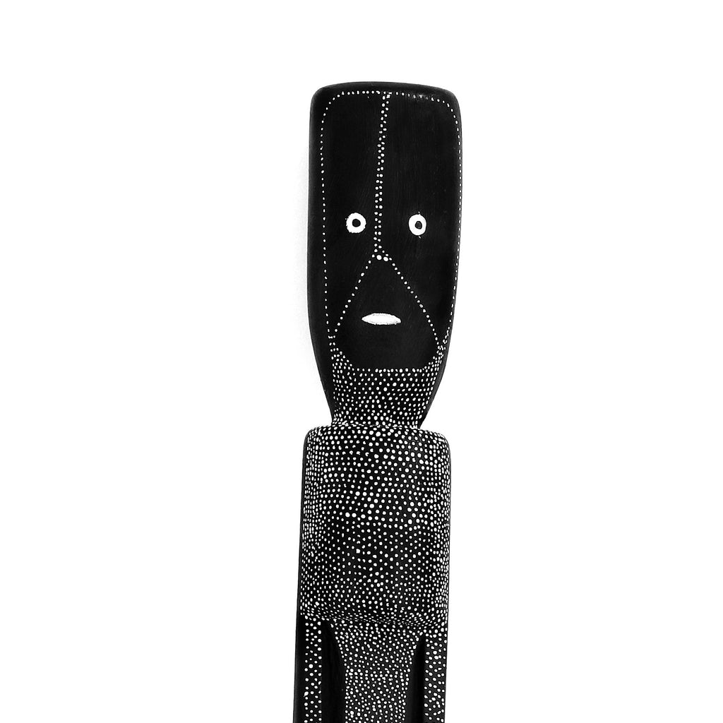 Aboriginal Artwork by Simon Namunjdja, Mimih Spirit Sculpture, 75cm