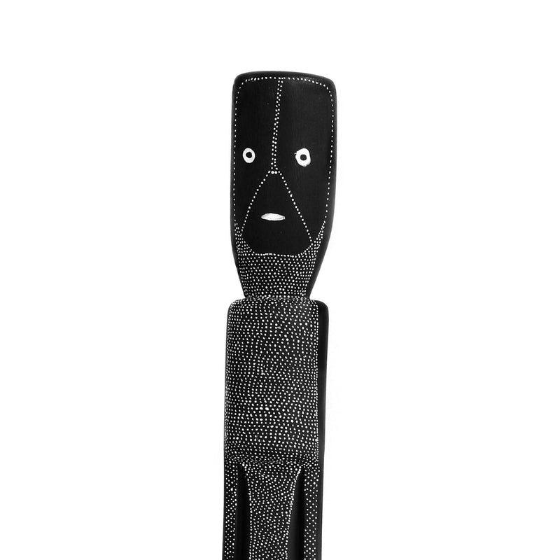 Aboriginal Artwork by Simon Namunjdja, Mimih Spirit Sculpture, 76cm